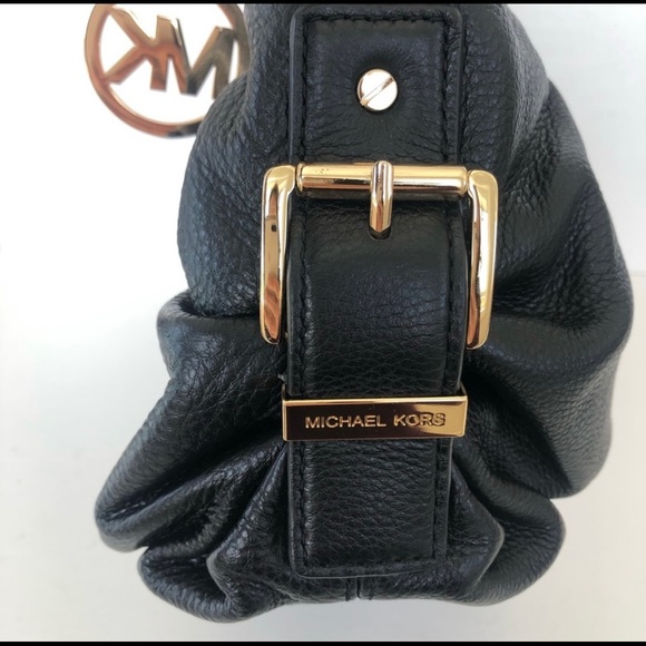 MICHAEL KORS Black Pebbled Leather Front  Zip Tote - Picture 3 of 12